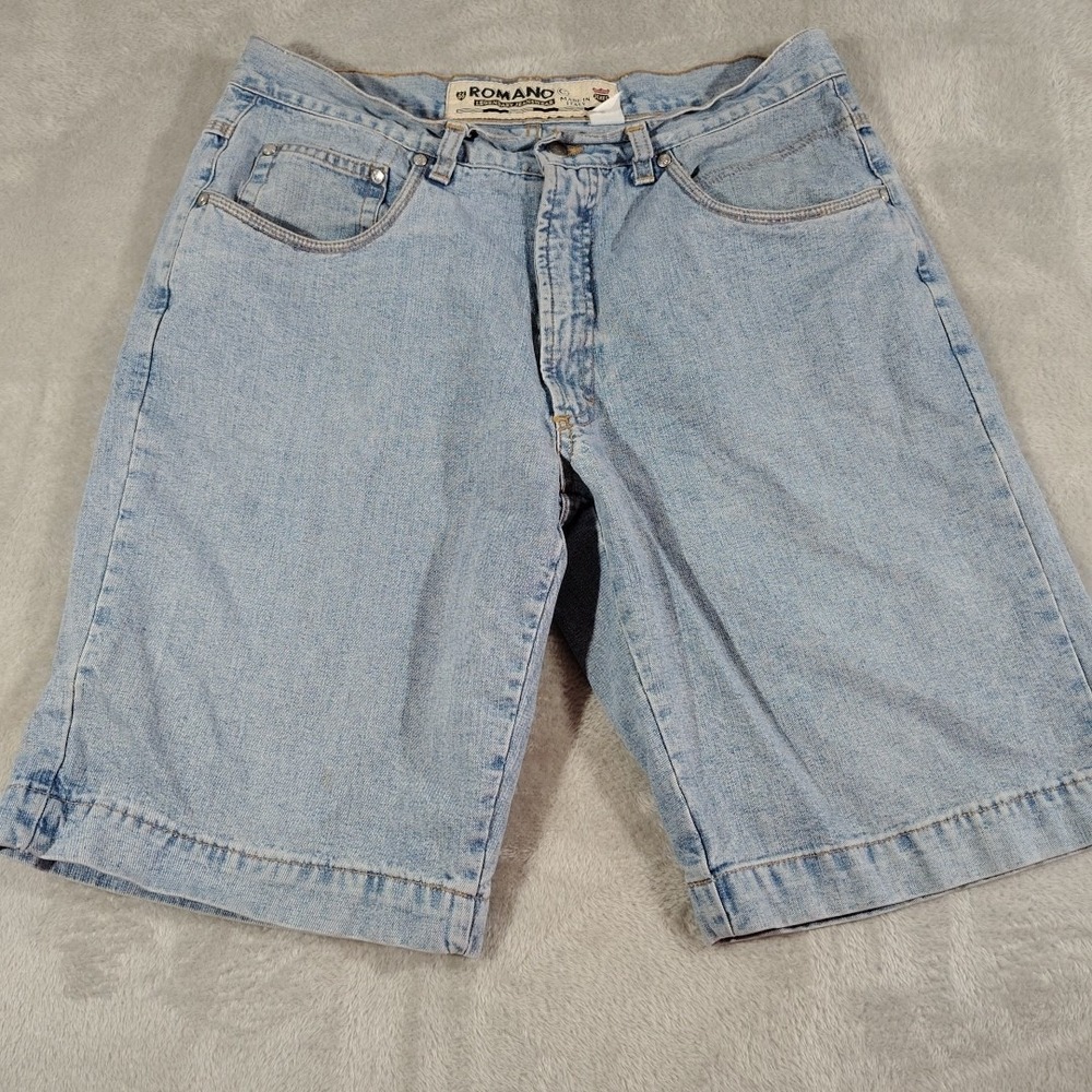 Romano Blue Jean Shorts Men 36/11 Skater Country‎ Hip Hop Farmer 90's Classic